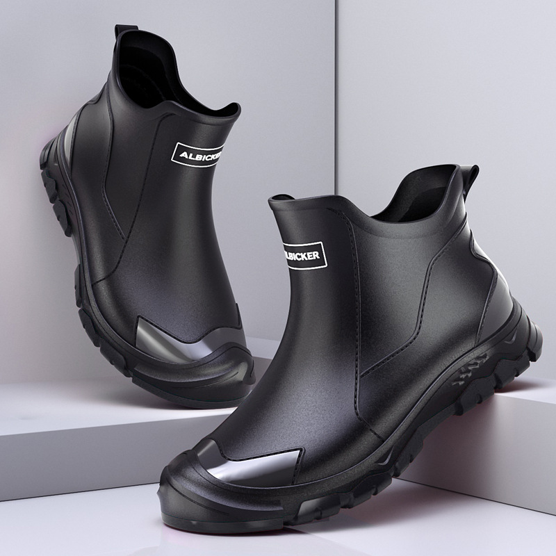 Men'S Shoes Water Resistant - Sepatu Bot Hujan Pendek Pria Sepatu