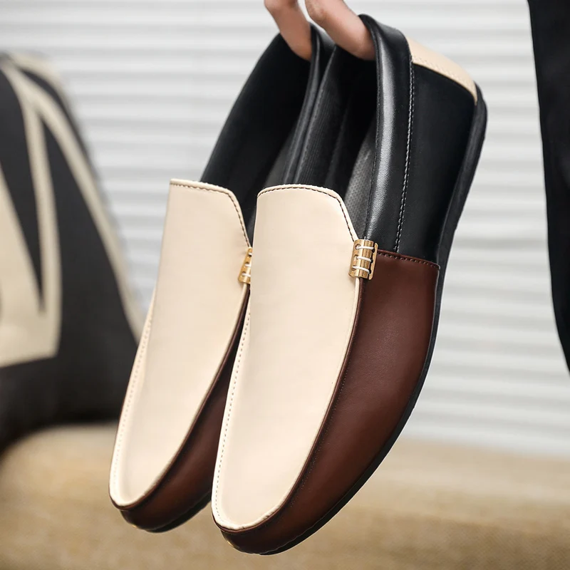 Men'S Shoes Hey Dude - Sepatu Kulit Modis untuk Pria Sepatu
