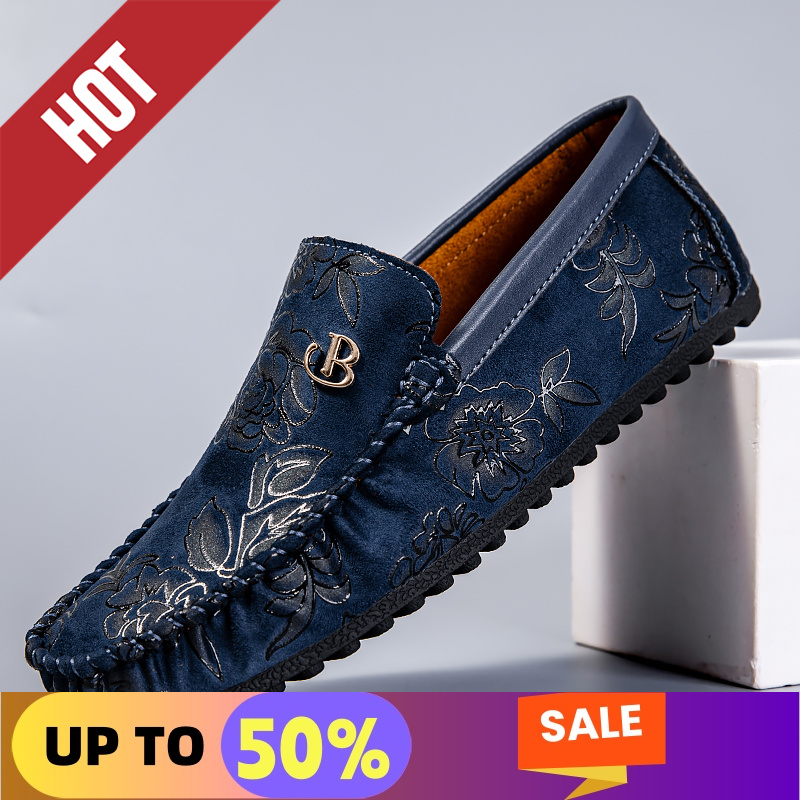 Men'S Shoes Hey Dude - Sepatu Pantofel Kulit Santai Sepatu Pria