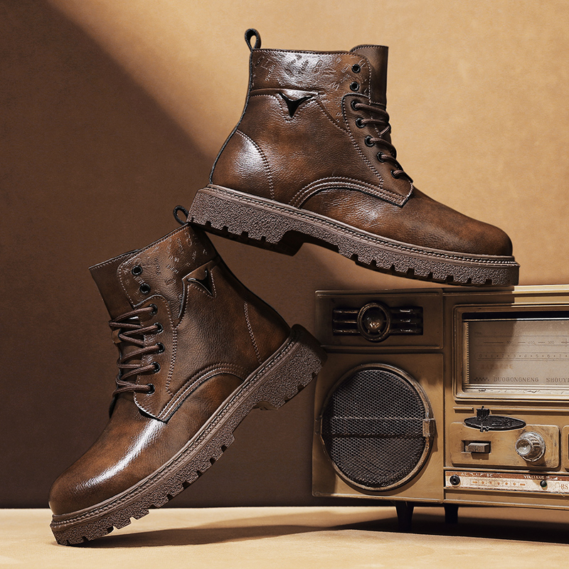 Sepatu Boots Pria Penambah Tin - Men'S Shoes With Height Increase ulasan dan harga