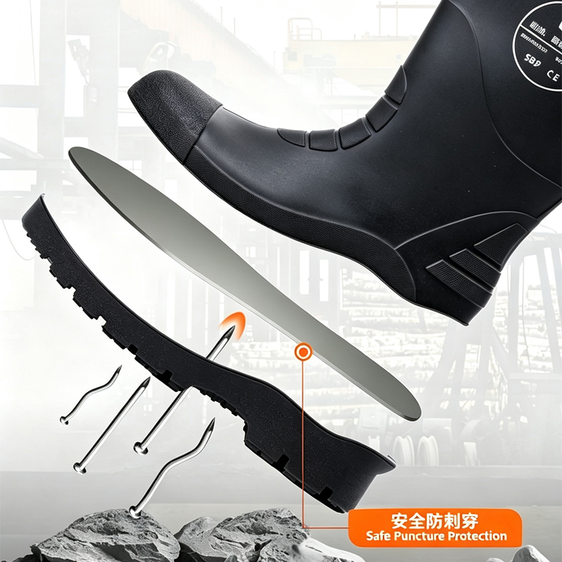 Sepatu Bot Tambang Pria Tahan  - Men'S Shoes Water Resistant ulasan dan harga