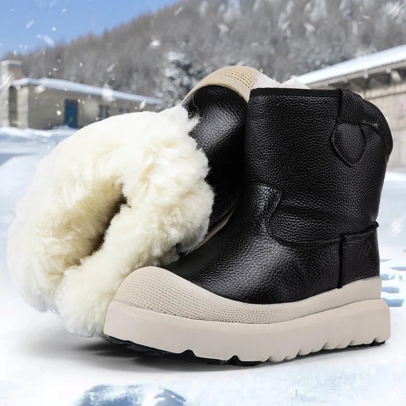 Sepatu Bot Salju Pria Kulit As - Men'S Shoes With Height Increase ulasan dan harga
