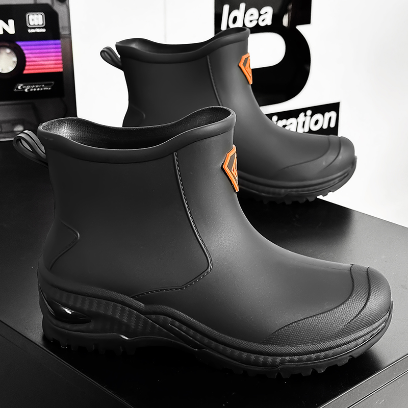 Sepatu Bot Hujan Pria Tahan Au - Men'S Shoes Water Resistant ulasan dan harga
