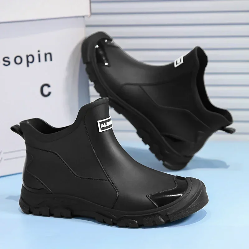Sepatu Bot Hujan Pendek Pria y - Men'S Shoes Water Resistant ulasan dan harga